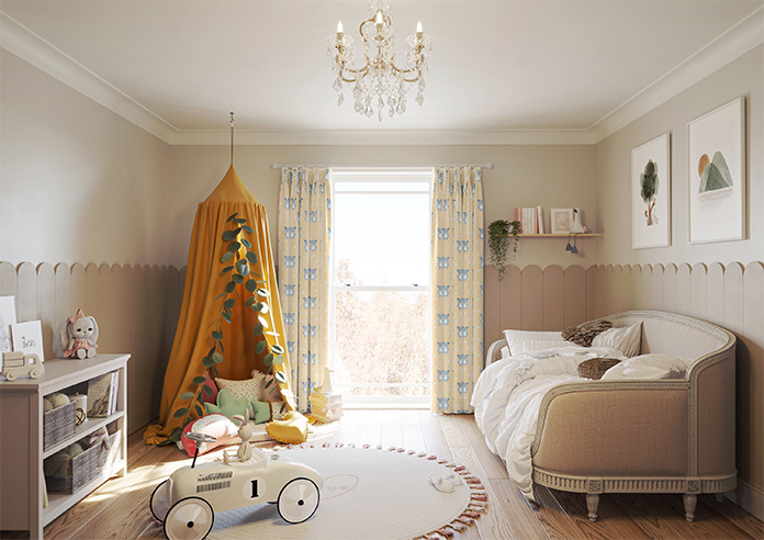 Teddy Trails, Cream - Made to Measure Curtains - Image 14